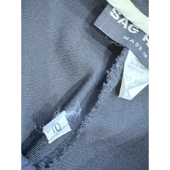 Vintage Sag Harbor High Rise Pleated Dress Pants Size 10 Black - Picture 3 of 4